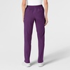 Wink W123 Women’s Flat Front Cargo Scrub Pant(Eggplant)
