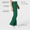 Wink W123 Women’s Flat Front Cargo Scrub Pant(Hunter)