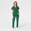 Wink W123 Women’s Flat Front Cargo Scrub Pant(Hunter)