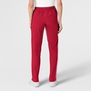 Wink W123 Women’s Flat Front Cargo Scrub Pant(Red)