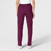 Wink W123 Women’s Flat Front Cargo Scrub Pant(Wine)
