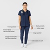 Wink W123 Women’s Flex-n-Reach Track Scrub Pant(Navy)