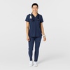 Wink W123 Women’s Flex-n-Reach Track Scrub Pant(Navy)