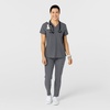 Wink W123 Women’s Flex-n-Reach Track Scrub Pant(Pewter)