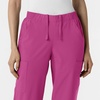 Wink Women’s Women’s Cargo Utility Scrub Pant(Raspberry)