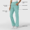 Wink Women’s Women’s Cargo Utility Scrub Pant(Turquoise)