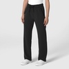 Wink Women’s Women’s Stovepipe High-Low Hem Scrub Pant(Black)