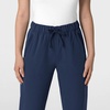 Wink Women’s Women’s Stovepipe High-Low Hem Scrub Pant(Navy)