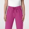 Wink Women’s Women’s Stovepipe High-Low Hem Scrub Pant(Raspberry)