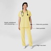Wink Women’s Women’s Stovepipe High-Low Hem Scrub Pant(Sunshine Yellow)