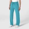 Wink Women’s Women’s Stovepipe High-Low Hem Scrub Pant(Teal Blue)