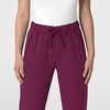 Wink Women’s Women’s Stovepipe High-Low Hem Scrub Pant(Wine)
