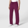 Wink Women’s Women’s Stovepipe High-Low Hem Scrub Pant(Wine)