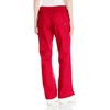 Wink WonderWORK Women’s Flare Leg Scrub Pant, Red, M