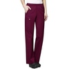 Wink WonderWORK Women’s Pull-On Cargo Scrub Pant, Wine, L TAL