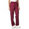 Wink WonderWORK Women’s Pull-On Cargo Scrub Pant, Wine, M