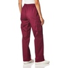 Wink WonderWORK Women’s Pull-On Cargo Scrub Pant, Wine, M