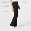 Women’s Flat Front Cargo Pant(Black)