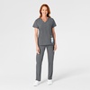Women’s Flat Front Cargo Pant(Charcoal Heather)