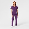 Women’s Flat Front Cargo Pant(Eggplant)