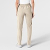 Women’s Flat Front Cargo Pant(Khaki)