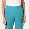 Women’s Flat Front Cargo Pant(Teal Blue)