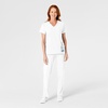 Women’s Flat Front Cargo Pant(White)