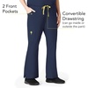 WonderWink womens Flare Leg Cargo Pant, Navy, X-Small
