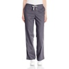 Wink WonderWORK Women’s Flare Leg Scrub Pant, Pewter, 2XS PET