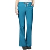 Wink WonderWORK Women’s Flare Leg Scrub Pant, Teal Blue, 2XL
