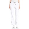 Wink WonderWORK Women’s Flare Leg Scrub Pant, White, 4XL