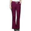 Wink WonderWORK Women’s Flare Leg Scrub Pant, Wine, 5XL