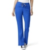 WonderWink Womens Moderate Flare Leg Cargo Medical Scrubs Pants, Royal, X-Small US