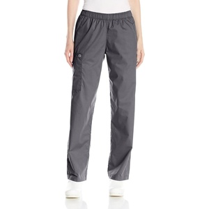 WINK WonderWORK Women’s Pull-On Cargo Scrub Pant, Pewter, 3XL PET
