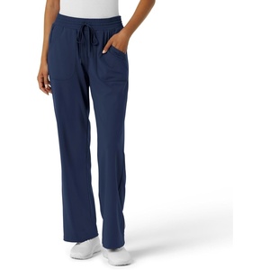 Wink Renew Knit Women’s Wide Leg Scrub Pant(Navy)