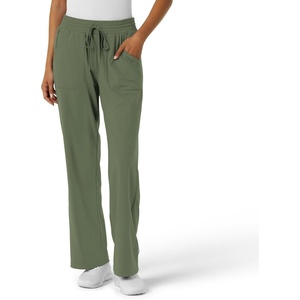 Wink Renew Knit Women’s Wide Leg Scrub Pant(Olive)