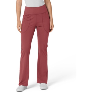 Wink Renew Women’s Flare Yoga Scrub Pant(Ruby)
