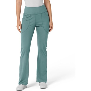Wink Renew Women’s Flare Yoga Scrub Pant(Vintage Teal)