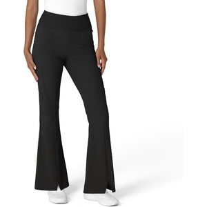 Wink Scrubs for Women, Renew, Cargo Flare Pants, with 7 Pockets(Black)