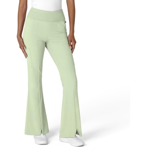 Wink Scrubs for Women, Renew, Cargo Flare Pants, with 7 Pockets(Fresh Mint)