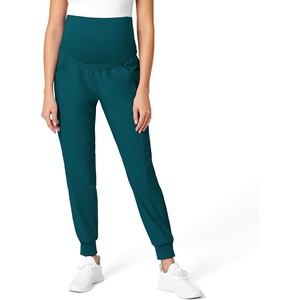 Wink Scrubs for Women, W123, Maternity Joggers Pants with 7 Pockets(Caribbean Blue)