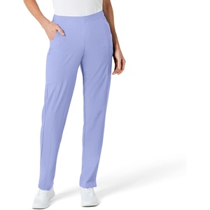 Wink W123 Women’s Flat Front Cargo Scrub Pant(Ceil Blue)