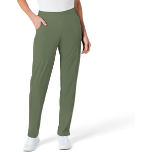 Wink W123 Women’s Flat Front Cargo Scrub Pant(Olive)