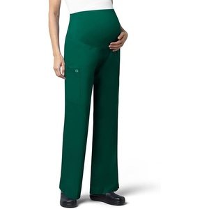 Wink WonderWORK Maternity Cargo Scrub Pant, Hunter, XS