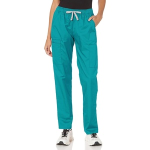 Wink WonderWORK Women’s Convertible Slim Leg Scrub Pant(Teal Blue)