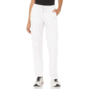 Wink WonderWORK Women’s Convertible Slim Leg Scrub Pant(White)