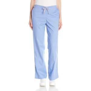 Wink WonderWORK Women’s Flare Leg Scrub Pant, Ceil Blue, L