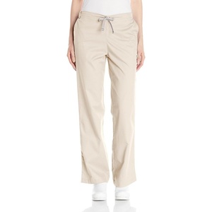 Wink WonderWORK Women’s Flare Leg Scrub Pant, Khaki, L