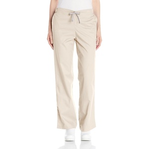 Wink WonderWORK Women’s Flare Leg Scrub Pant, Khaki, S