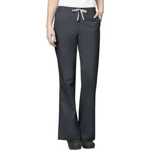 Wink WonderWORK Women’s Flare Leg Scrub Pant, Pewter, L PET